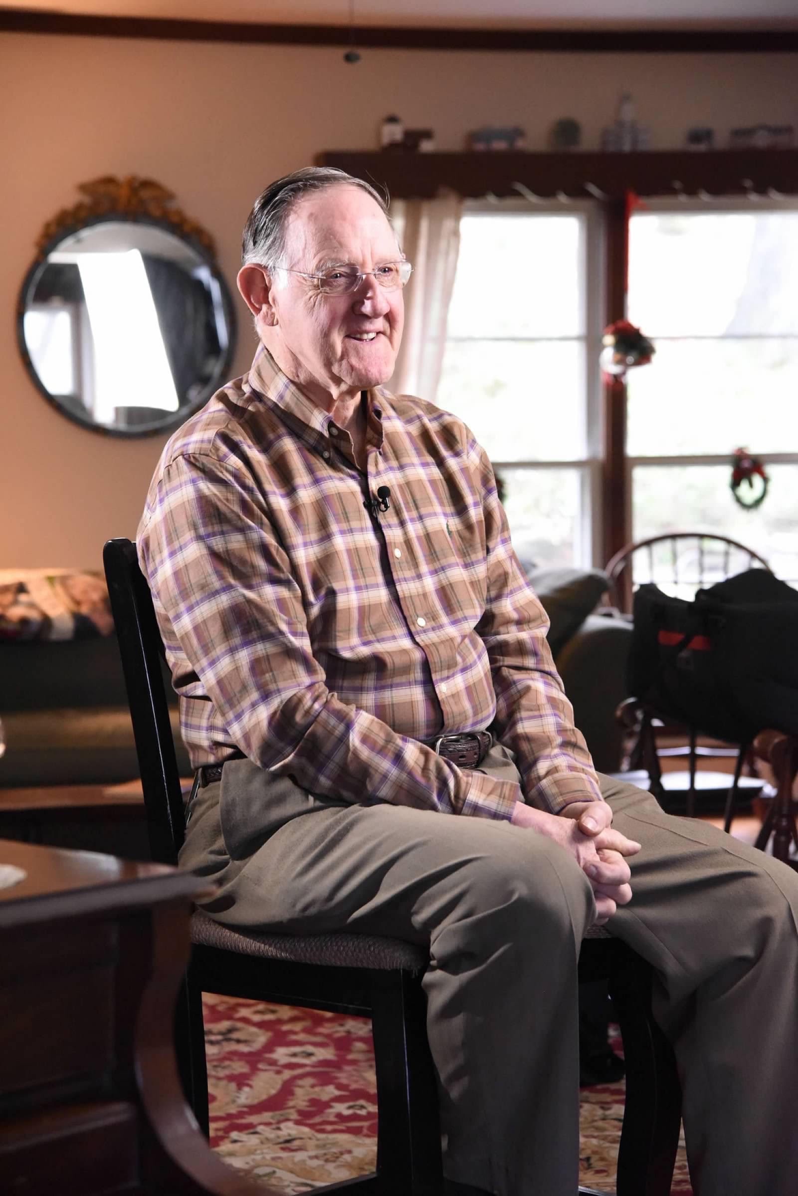 Portrait representing Pop-Pop Heath's warmth and character